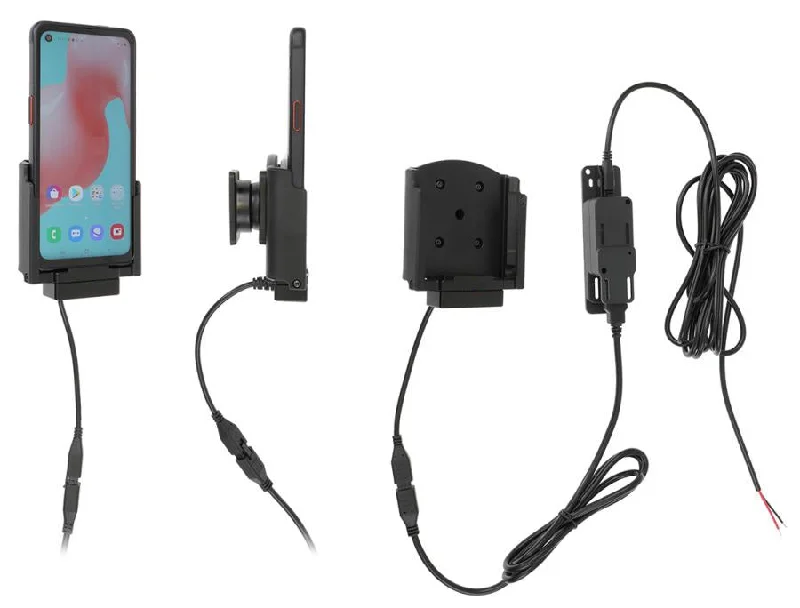 Charging Holder, Tilt-Swivel, Pogo Pins and Hard-Wired Power Supply