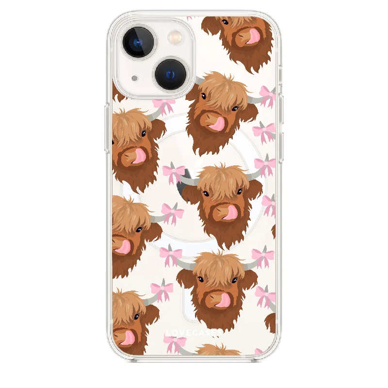 Bonnie the Highland Cow Clear Tough Case