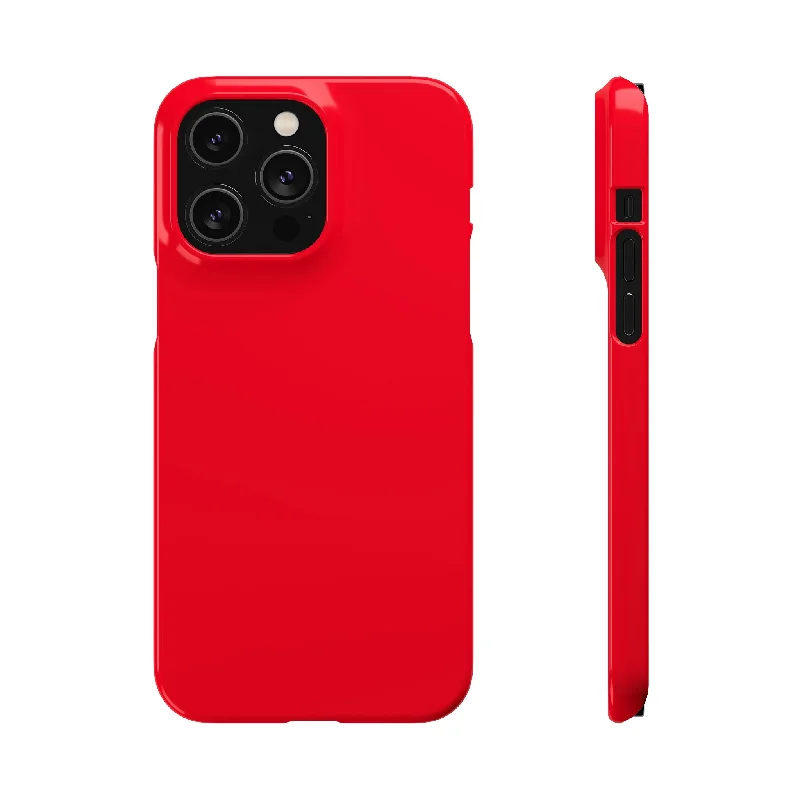 Cadmium Red iPhone Case (Slim)