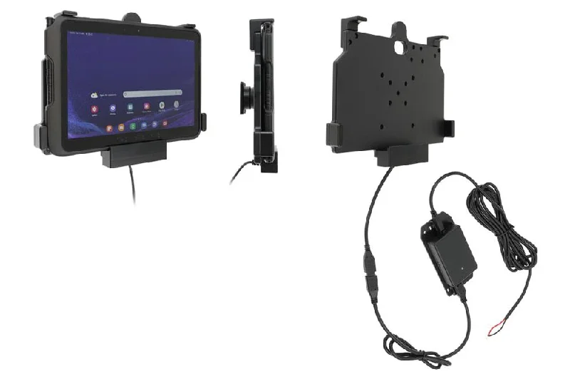 Charging Cradle with Tilt-Swivel and Hard-Wired Power Supply for Samsung Galaxy Tab Active4 Pro