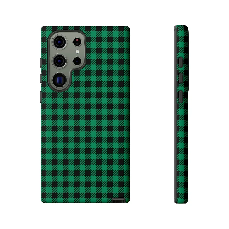 Green Flannel Android Case - Protective Phone Case