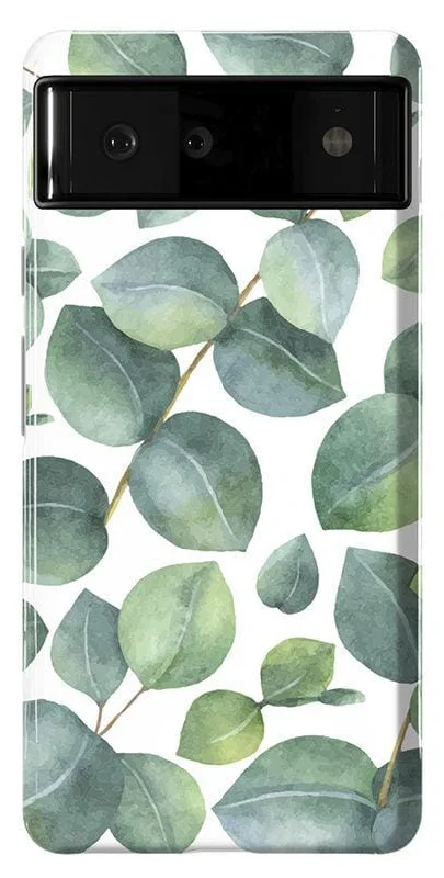 Leaf Me Alone | Green Floral Print Google Pixel Case