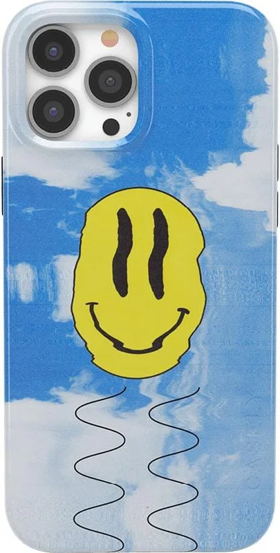 On Cloud Nine | Glitch Smiley Face Case