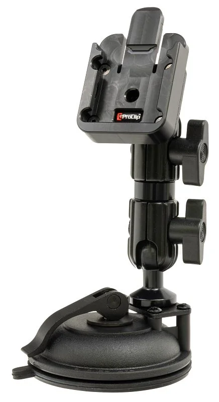 6 Inch Standard-Duty Suction Cup Mount with Quick Release Dock