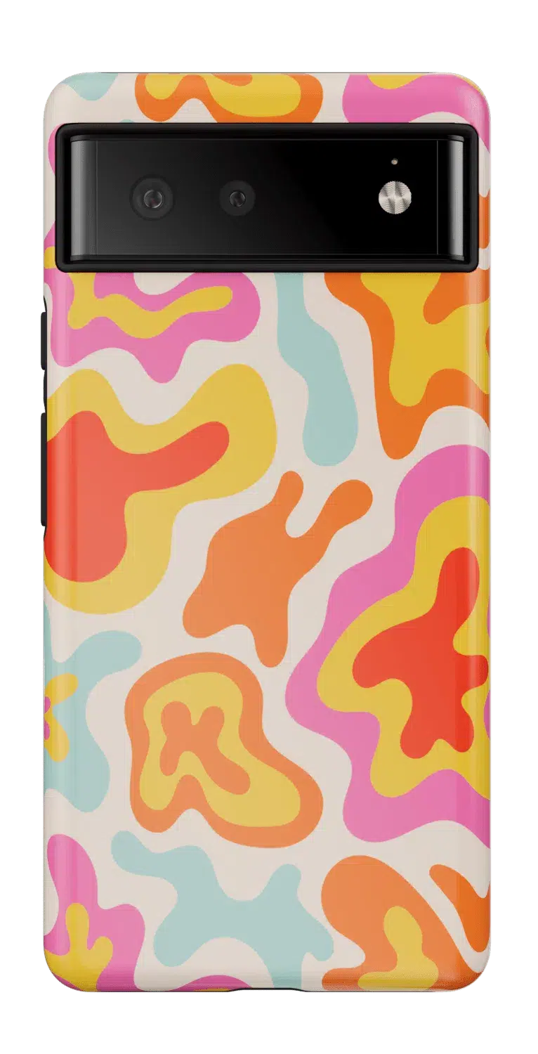 Tropical Color Splash | Abstract Retro Google Pixel Case