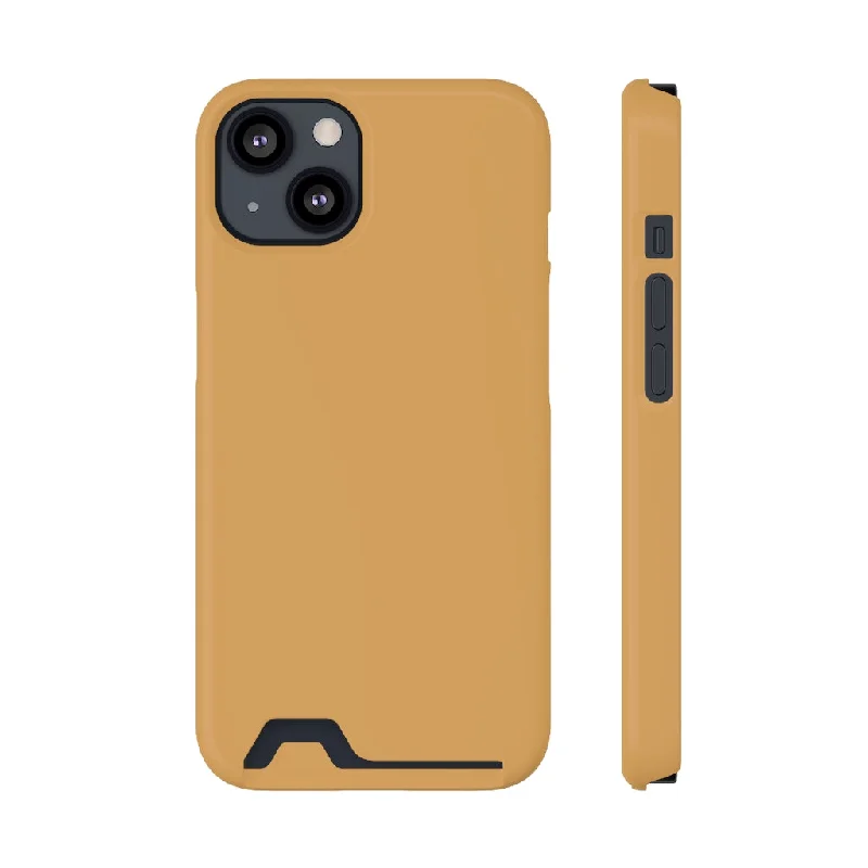 Earth Yellow iPhone Case (Card)