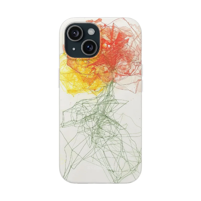 Fiery Blossom | Flexible Phone Case for iPhone