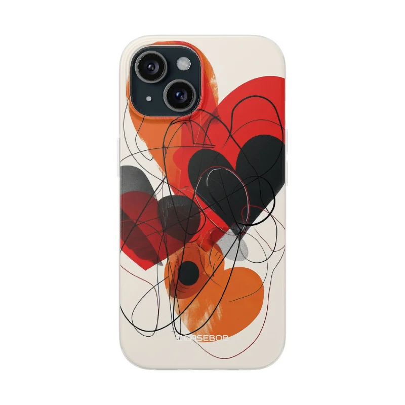 Fiery Hearts | Flexible Phone Case for iPhone