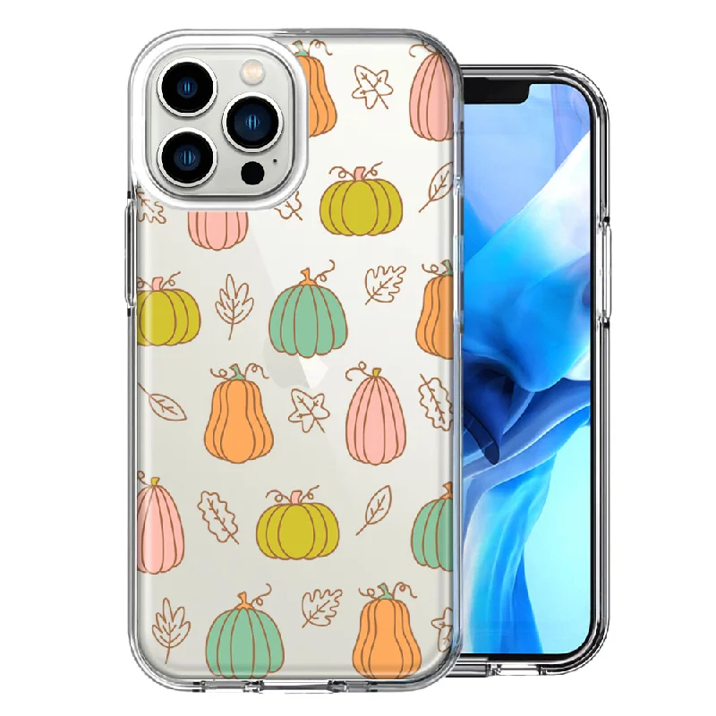 For Apple iPhone 15 Pro Max Fall Autumn Fairy Pumpkins Thanksgiving Spooky Season Double Layer Phone Case Cover