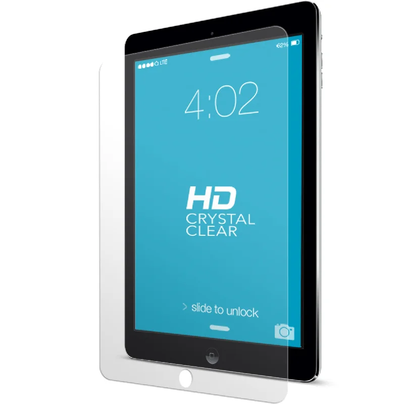 Glass Screen Protector - iPad 5/6/, iPad Air1/ iPad Air2/ iPad Pro 9.7" Gen1 HD Clear Tablet SP