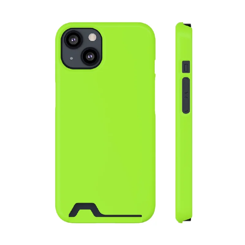 Green Yellow iPhone Case (Card)