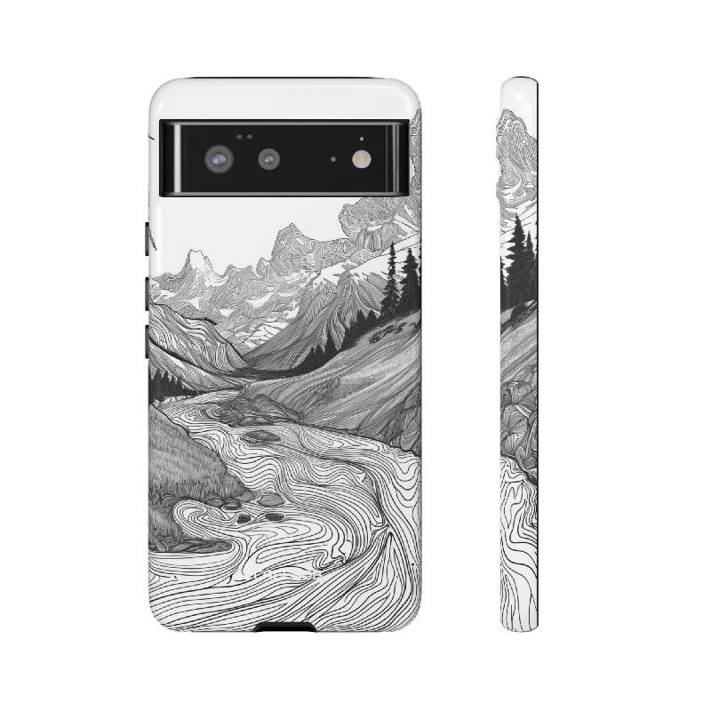 Monochrome Serenity - Phone Case for Google Pixel