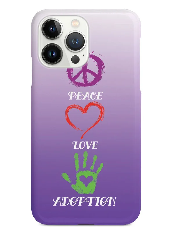 Peace, Love, Adoption - Black Case