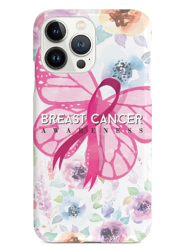 Pink Ribbon Butterfly - Breast Cancer Awareness Case