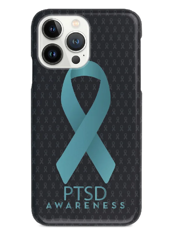 PTSD - Awareness Ribbon - Black Case