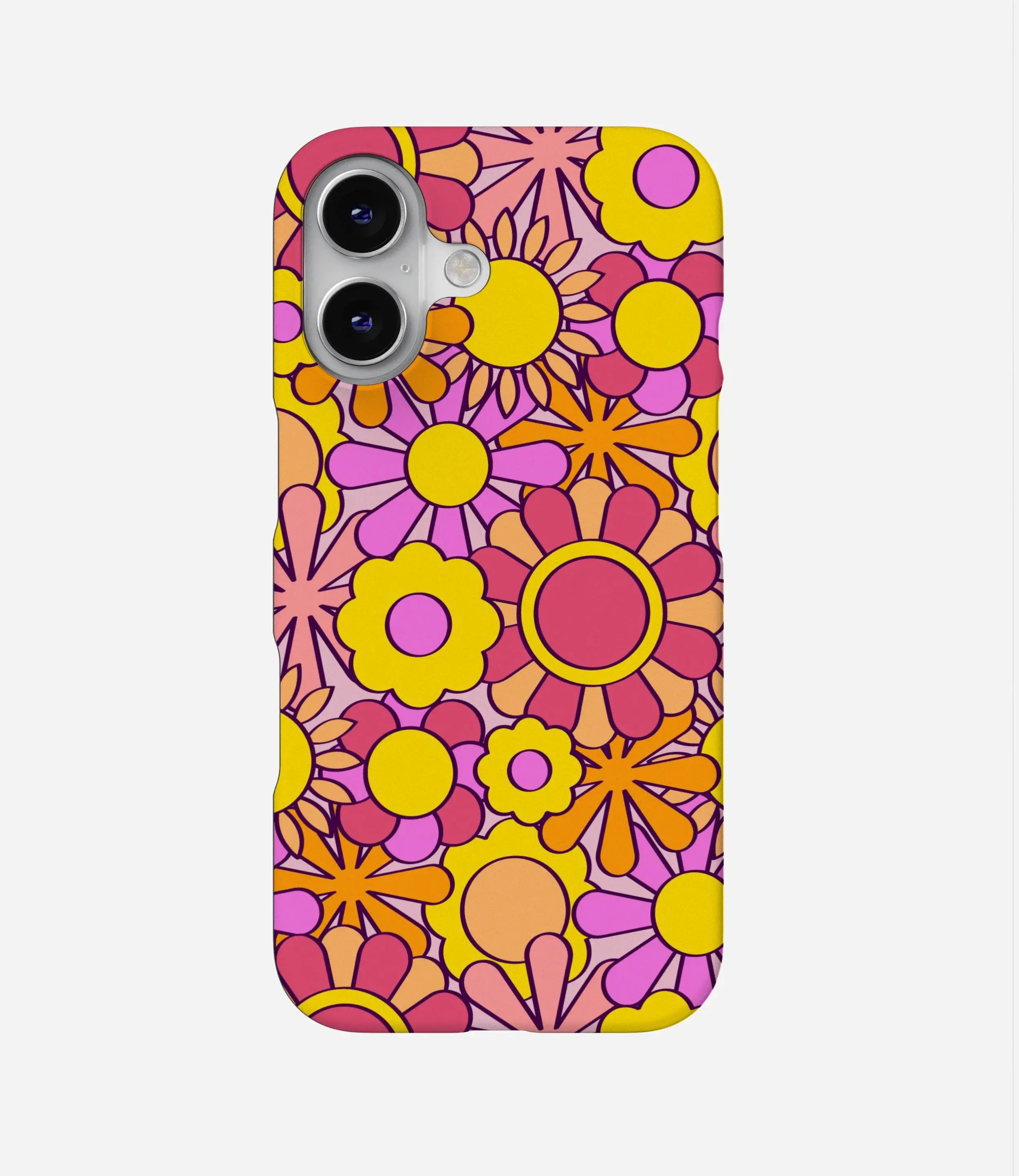 Retro Flower Power Floral Case