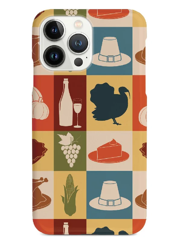 Thanksgiving Pattern - White Case