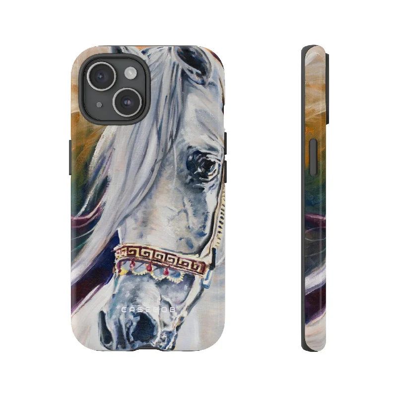 White Arabian - Protective Phone Case