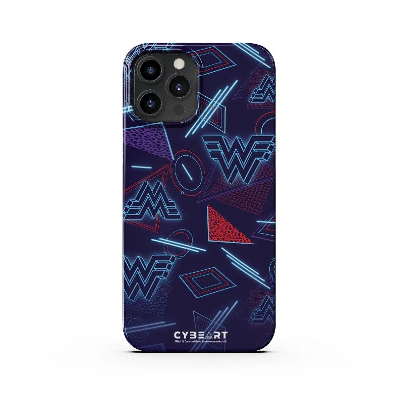 Wonder Woman Neon Pattern