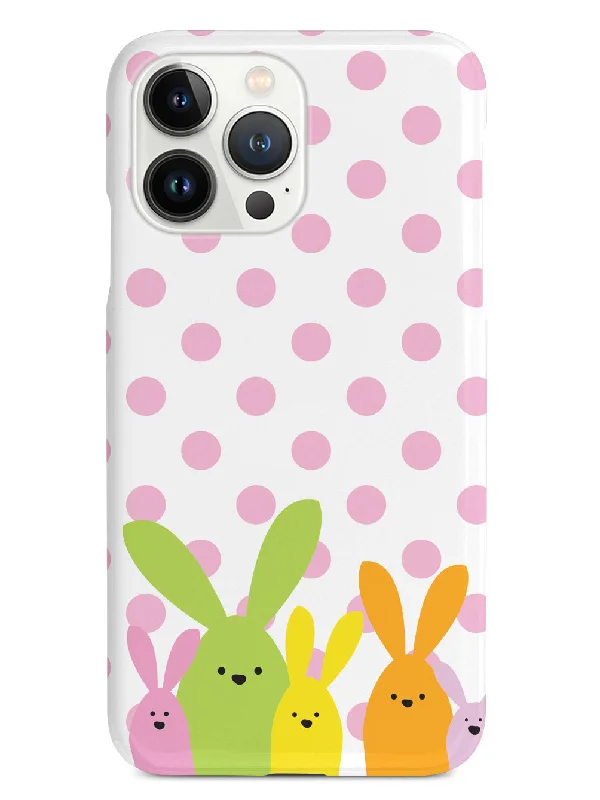 Adorable Easter Polka Dot Bunnies Case