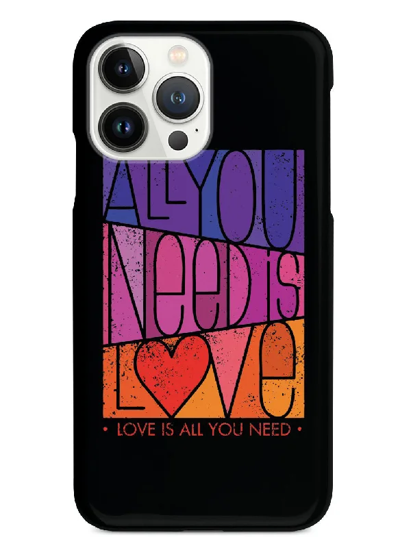 All You Need is LOVE - Block Script - Black Case