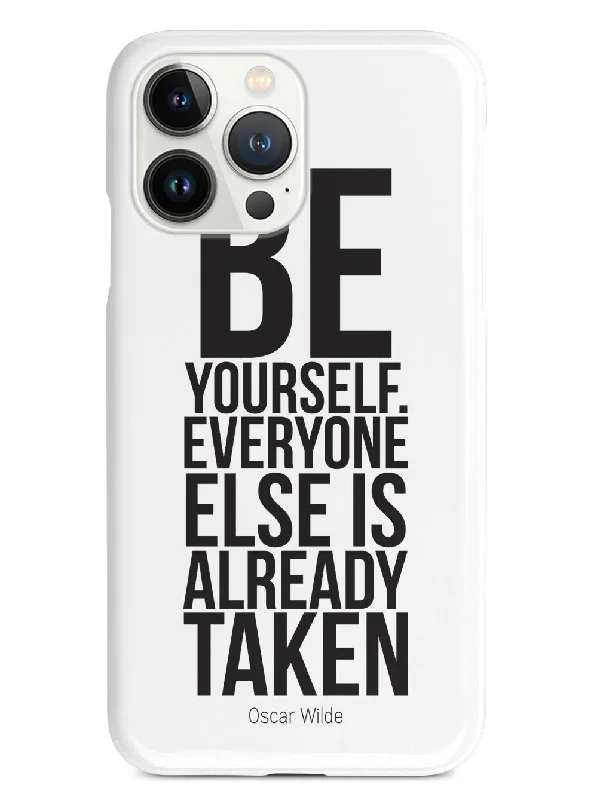 Be Yourself, Everyone Is Taken - Oscar Wilde - White Case