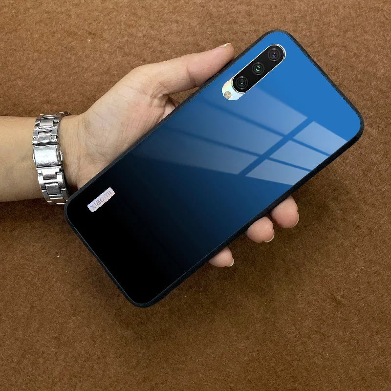 Blue Gradient Glass Case Cover For Redmi/Xiaomi