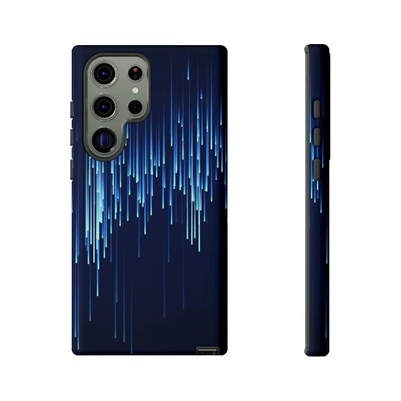 Blue Matrix Android Case - Protective Phone Case