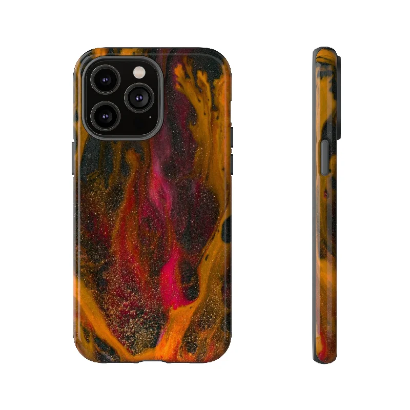 Bon Fire Ink Art - Protective Phone Case