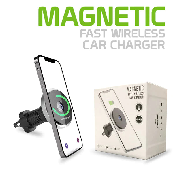 Wireless Charger #200 = Magnetic Wireless Charging Phone Holder, Vent Stabilizer