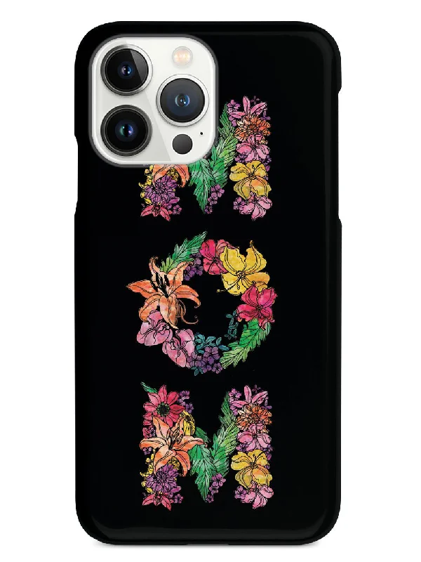 Floral MOM  - Black Case