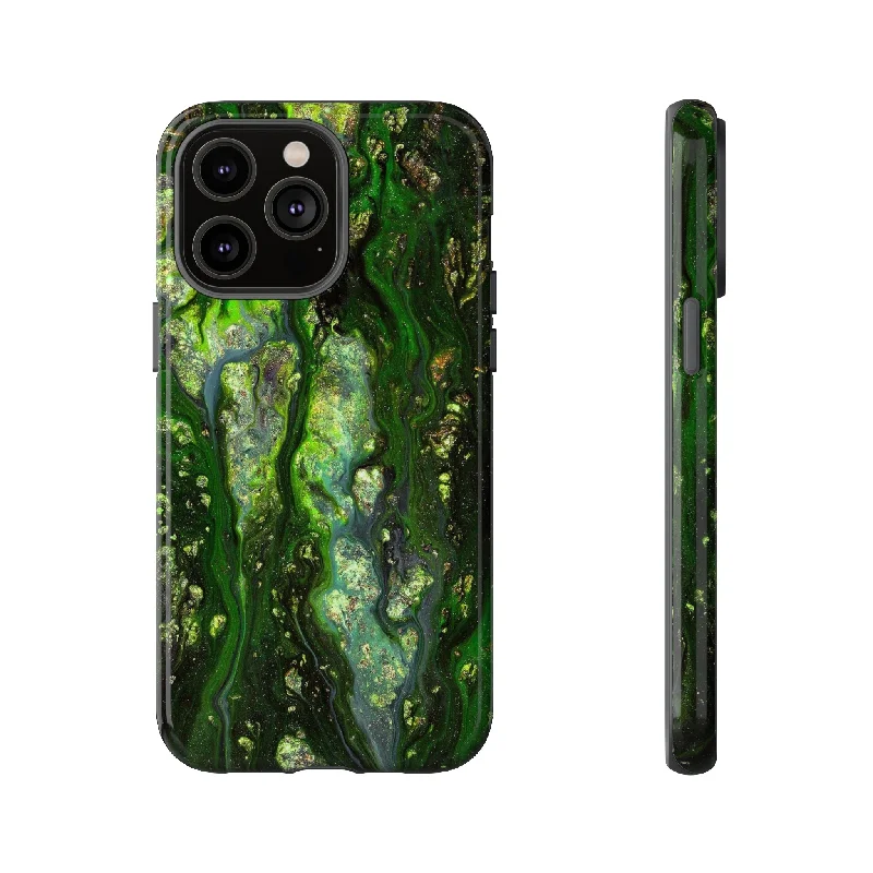 Smaragd Jewel Ink Art - Protective Phone Case